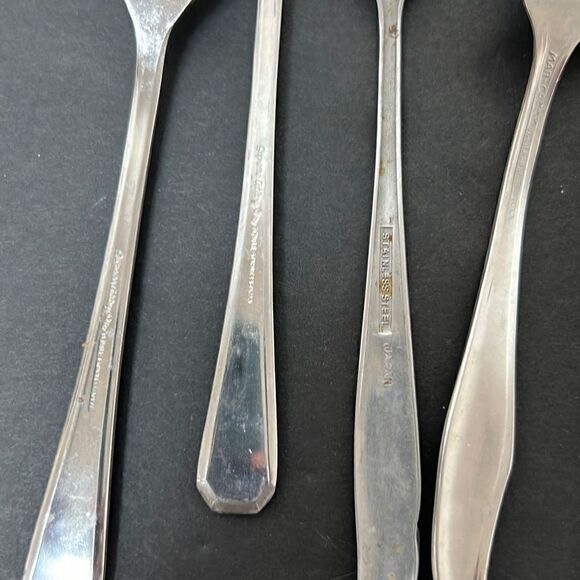 Mixed Lot Vintage Seafood Cocktail Forks Stainless Steel - Picture 13 of 13